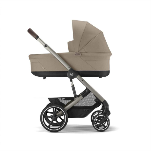 Коляска 2 в 1 Cybex Balios S Lux цвет Almond Beige шасси Taupe