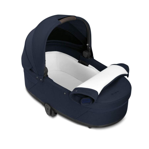 Коляска 2 в 1 Cybex Balios S Lux цвет Ocean Blue шасси Silver