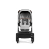 Коляска 2 в 1 Cybex Balios S Lux цвет Lava Grey шасси Silver