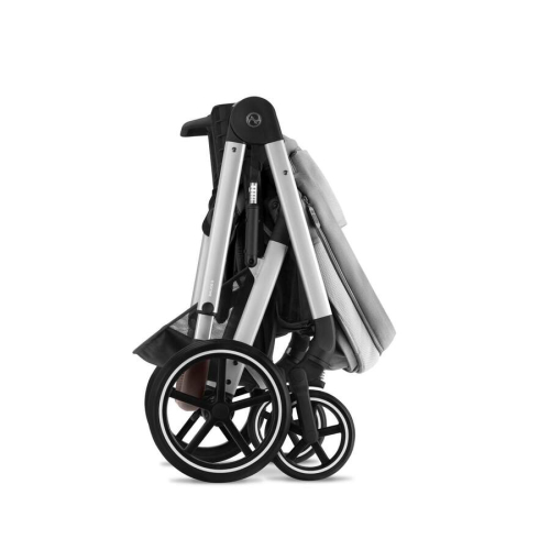 Коляска 2 в 1 Cybex Balios S Lux цвет Lava Grey шасси Silver