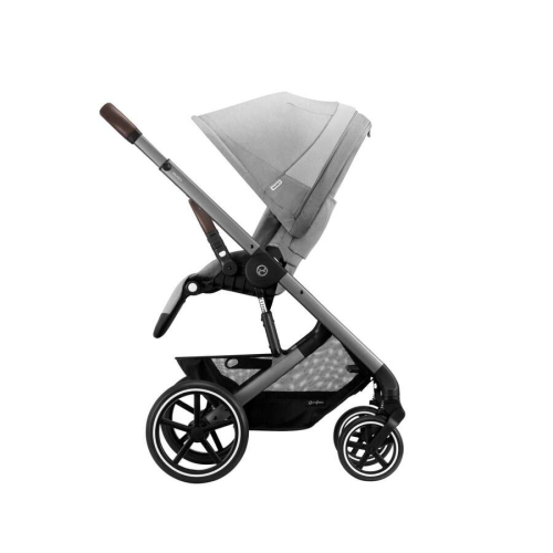 Коляска 2 в 1 Cybex Balios S Lux цвет Lava Grey шасси Silver