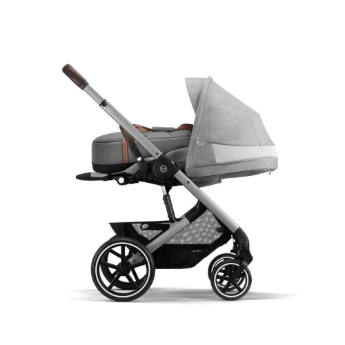 Коляска 2 в 1 Cybex Balios S Lux цвет Lava Grey шасси Silver