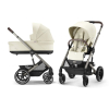 Коляска 2 в 1 Cybex Balios S Lux цвет Seashell Beige шасси Taupe