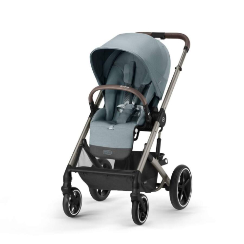 Коляска 2 в 1 Cybex Balios S Lux цвет Sky Blue шасси Taupe