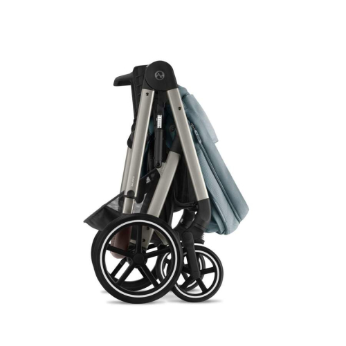 Коляска 2 в 1 Cybex Balios S Lux цвет Sky Blue шасси Taupe