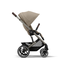 Коляска 3 в 1 Cybex Balios S Lux цвет Almond Beige + Автокресло Aton