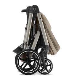 Коляска 3 в 1 Cybex Balios S Lux цвет Almond Beige + Автокресло Aton