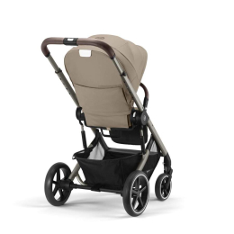 Коляска 3 в 1 Cybex Balios S Lux цвет Almond Beige + Автокресло Aton