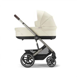 Коляска 3 в 1 Cybex Balios S Lux цвет Seashell Beige шасси + Автокресло Aton B2