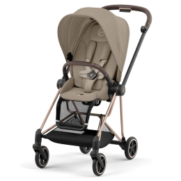 Прогулочная коляска Cybex Mios цвет Cozy Beige шасси Rosegold