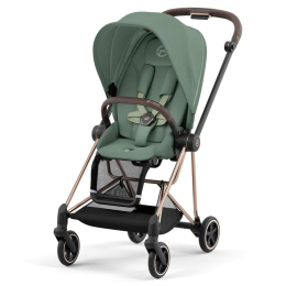 Прогулочная коляска Cybex Mios цвет Leaf Green шасси Rosegold