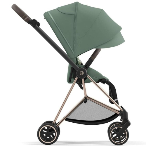 Прогулочная коляска Cybex Mios цвет Leaf Green шасси Rosegold