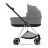 Коляска 2 в 1 Cybex Mios Mirage Grey шасси Rosegold