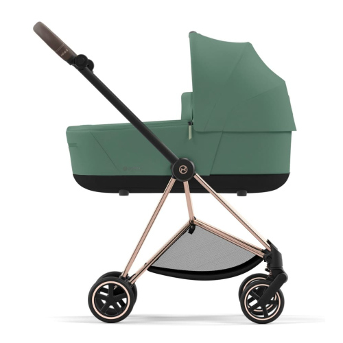 Коляска 2 в 1 Cybex Mios Leaf Green шасси Rosegold