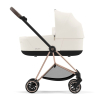 Коляска 2 в 1 Cybex Mios Off White шасси Rosegold