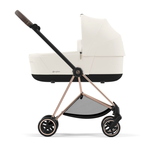 Коляска 2 в 1 Cybex Mios Off White шасси Rosegold