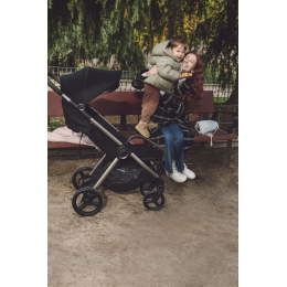 Коляска 2 в 1 Anex IQ Premium Smoky (Черный)