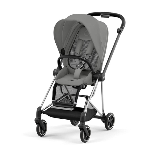 Прогулочная коляска Cybex Mios 2024 цвет Mirage Grey шасси Chrome