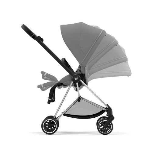 Прогулочная коляска Cybex Mios 2024 цвет Mirage Grey шасси Chrome