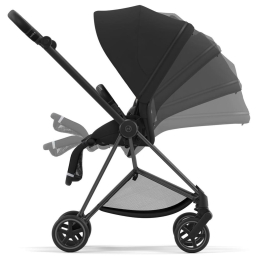 Прогулочная коляска Cybex Mios 2024 цвет Sepia Black шасси Matt Black