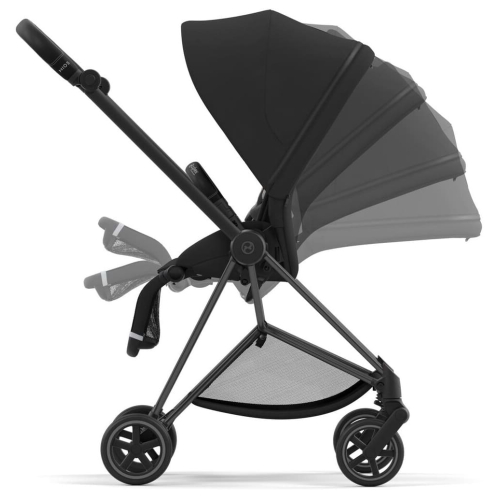 Прогулочная коляска Cybex Mios 2024 цвет Sepia Black шасси Matt Black