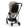 Прогулочная коляска Cybex Mios 2024 цвет Cozy Beige шасси Matt Black