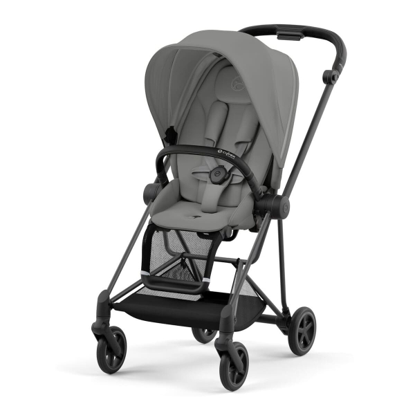 Прогулочная коляска Cybex Mios 2024 цвет Mirage Grey шасси Matt Black