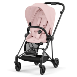 Прогулочная коляска Cybex Mios 2024 цвет Peach Pink шасси Matt Black