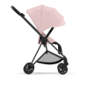 Прогулочная коляска Cybex Mios 2024 цвет Peach Pink шасси Matt Black