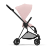 Прогулочная коляска Cybex Mios 2024 цвет Peach Pink шасси Matt Black