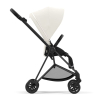 Прогулочная коляска Cybex Mios 2024 цвет Off White шасси Matt Black