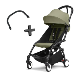 Прогулочная коляска Stokke YOYO³ цвет Olive рама Black + Бампер