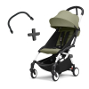 Прогулочная коляска Stokke YOYO³ цвет Olive рама White + Бампер