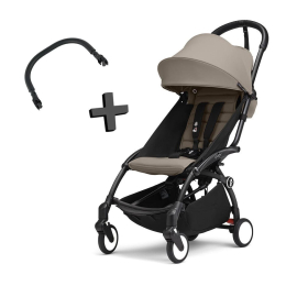 Прогулочная коляска Stokke YOYO³ цвет Taupe рама Black + Бампер