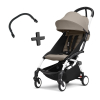 Прогулочная коляска Stokke YOYO³ цвет Taupe рама White + Бампер