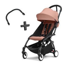 Прогулочная коляска Stokke YOYO³ цвет Ginger рама Black + Бампер