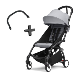 Прогулочная коляска Stokke YOYO³ цвет Stone рама Black + Бампер