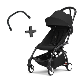 Прогулочная коляска Stokke YOYO³ цвет Black рама Black + Бампер