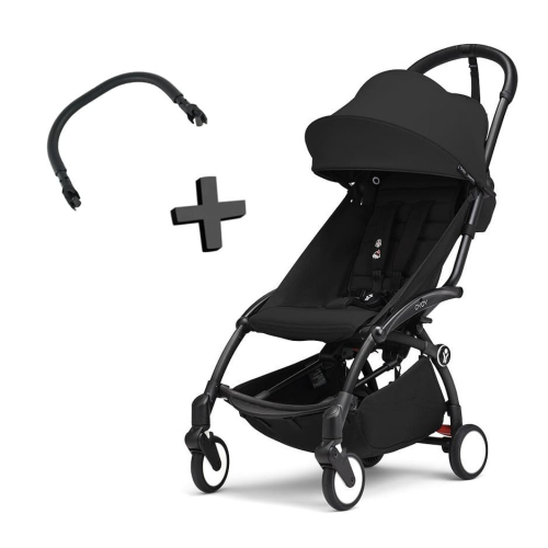 Прогулочная коляска Stokke YOYO³ цвет Black рама Black + Бампер