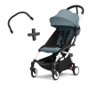 Прогулочная коляска Stokke YOYO³ цвет Aqua рама White + Бампер