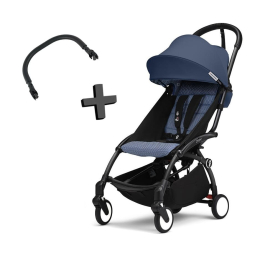 Прогулочная коляска Stokke YOYO³ цвет Air France рама Black + Бампер