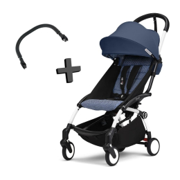 Прогулочная коляска Stokke YOYO³ цвет Air France рама White + Бампер