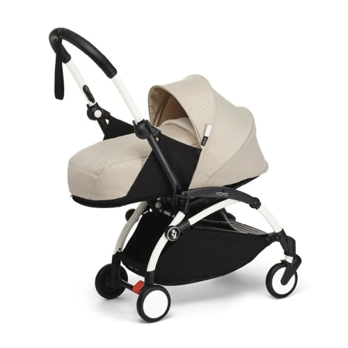 Коляска 2 в 1 Stokke YOYO Bonpoint Newborn цвет Beige рама White