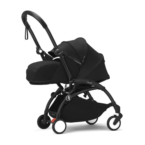 Коляска 2 в 1 Stokke YOYO³ люлька Newborn цвет Black рама Black