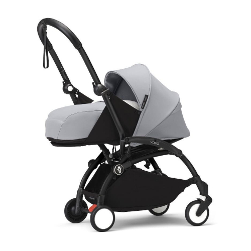 Коляска 2 в 1 Stokke YOYO³ люлька Newborn цвет Stone рама Black