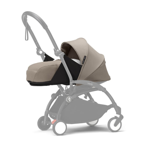 Коляска 2 в 1 Stokke YOYO³ люлька Newborn цвет Taupe рама Black