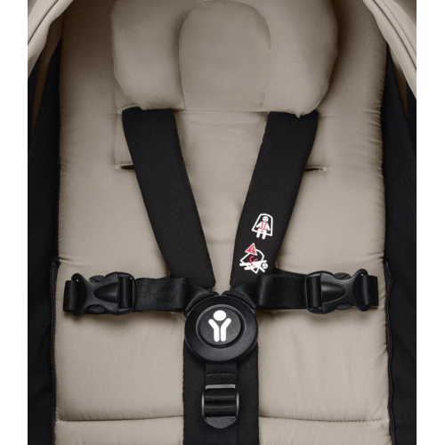 Коляска 2 в 1 Stokke YOYO³ люлька Newborn цвет Taupe рама Black