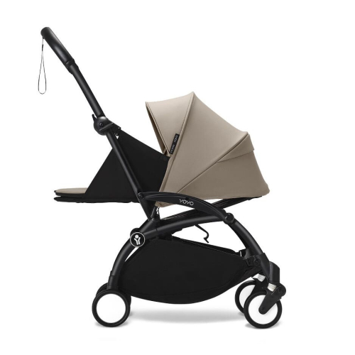 Коляска 2 в 1 Stokke YOYO³ люлька Newborn цвет Taupe рама Black