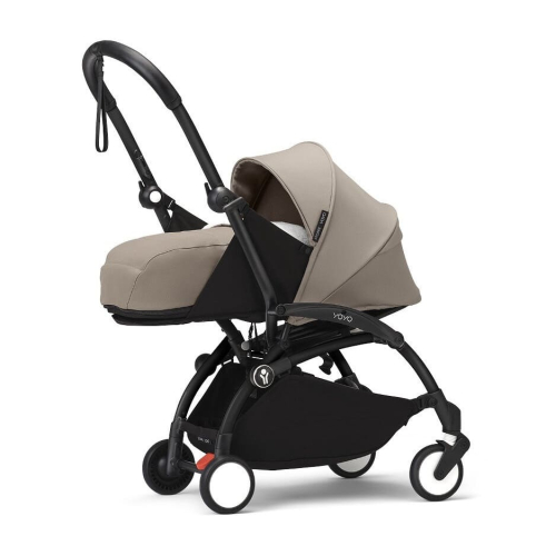 Коляска 2 в 1 Stokke YOYO³ люлька Newborn цвет Taupe рама Black