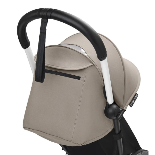 Коляска 2 в 1 Stokke YOYO³ люлька Newborn цвет Taupe рама White